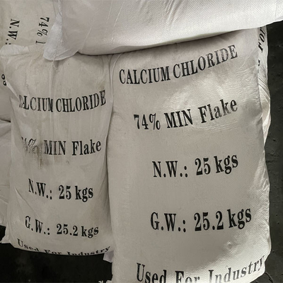 Industrial  Grade CaCl2 Calcium Chloride Dihydrate 25kg Per Bags