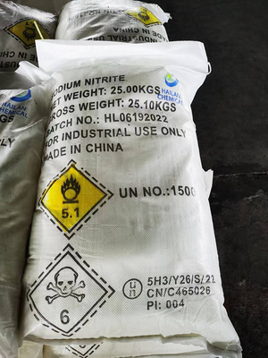 Inorganic Salt NaNO2 Sodium Nitrite 99% Purity CAS 7632-00-0 White Powder