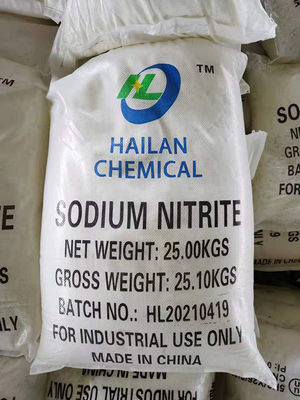 7632-00-0 NaNO2 Sodium Nitrite Mordant And Bleacher For Fabric Dyeing