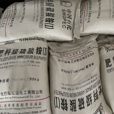 Agricultural Grade Ammonium Sulphate Fertilizer 21% 50kg Granular