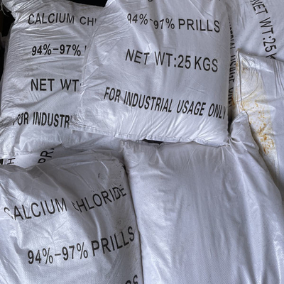 10043-52-4 Calcium Chloride Prills Pellets Pearls 94%-97% CaCl2 As Desiccant