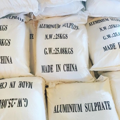 10043-01-3 Iron Free Aluminum Sulfate Powder Granular Flakes Kibble For Sewage Treatment