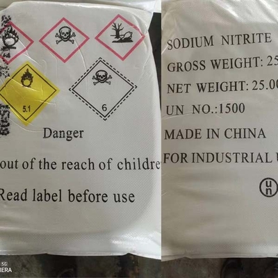 99% Purity Sodium Nitrite Powder Water Soluble for Printing and Dyeing Applications
