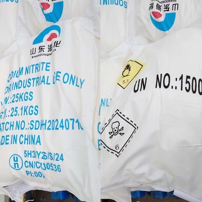NaNO2 Sodium Nitrite CAS 7632-00-0 White Powder for Printing and Dyeing Industry