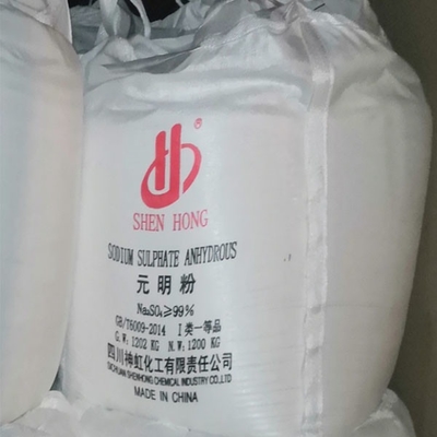 1200 KG / BAG Glauber Salt Na2so4 Sodium Sulphate Anhydrous 99% Price for Detergent and Glass