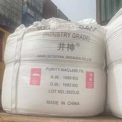 White crystal NaCl Sodium Chloride 1000 KG / BAG Used as Chemical Raw Materials