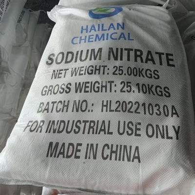 NaNO3 Sodium Nitrate 27 MT / 20 GP Package 25 KG / BAG Used for Corrosion Inhibitor