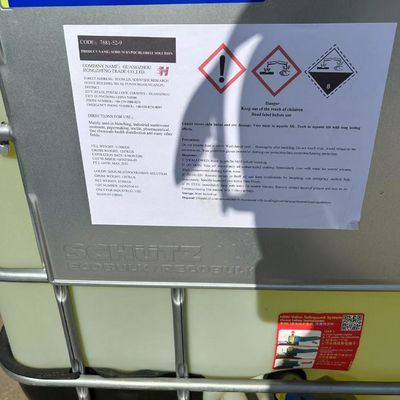 Industrial-Grade Sodium Hypochlorite Solution NaClO for Effective Cleaning and Sterilization