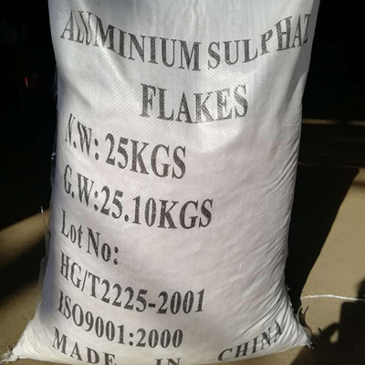 25 KG / BAG White Flake Iron Free Aluminum Sulfate